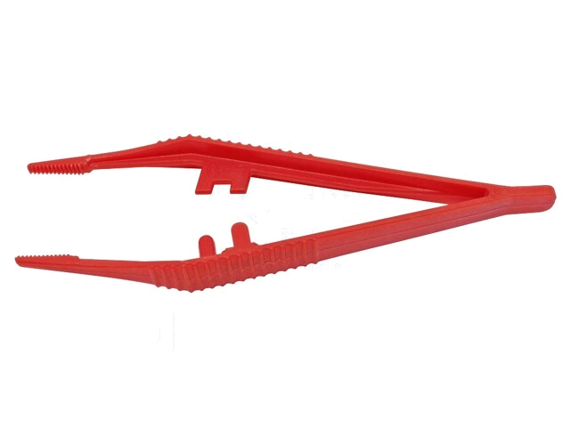 Pincet; 130mm; De vorm van de punt: plat; universeel Pincet; 130mm; De vorm van de punt: plat; universeel